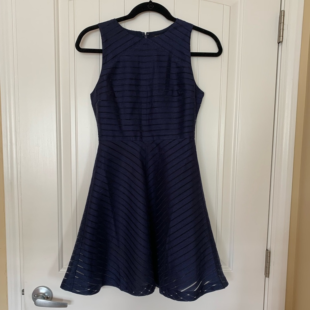 Banana Republic Navy blue A-line dress